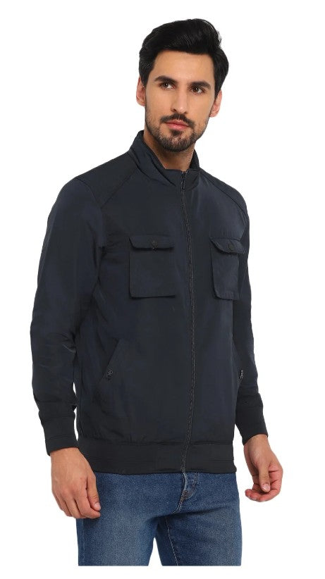 AMF CLOTHING ARTICLE #2318 Navy Solid Jacket for Men