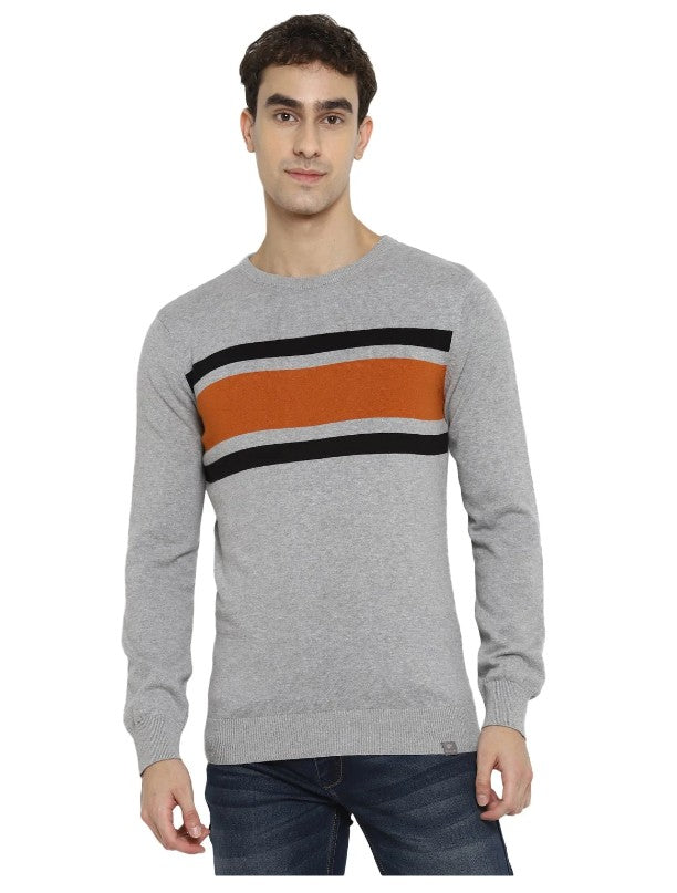 AMF CLOTHING ARTICLE #2347 Gray Millange Stripper Sweater for Men