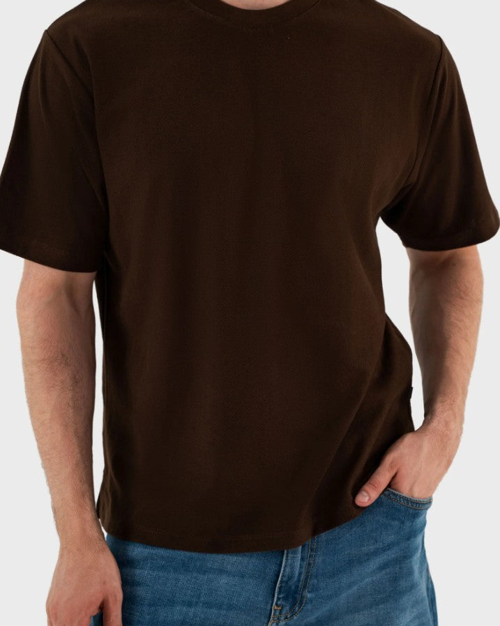 AMF CLOTHING ARTICLE #2372 Brown Men T Shirt
