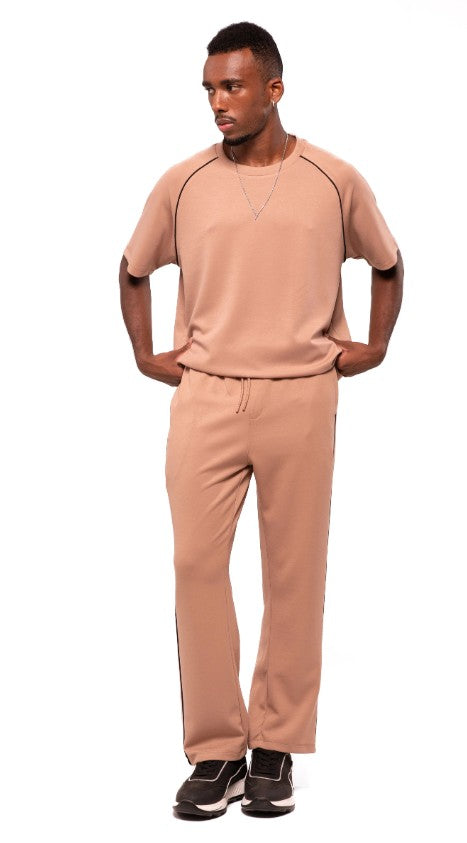 AMF CLOTHING ARTICLE #2385 Light Brown Men Suit