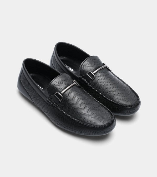 AMF CLOTHING ARTICLE #2397 Black Men Loafers