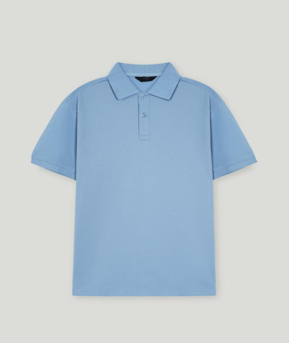 AMF CLOTHING ARTICLE #2445 Light Blue Men Polo Tee