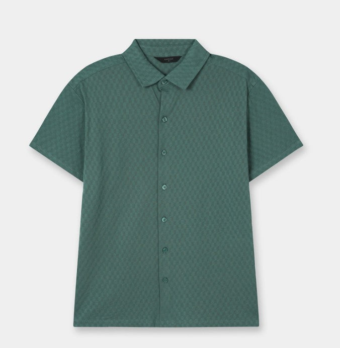 AMF CLOTHING ARTICLE #2462 Green Men Button Down