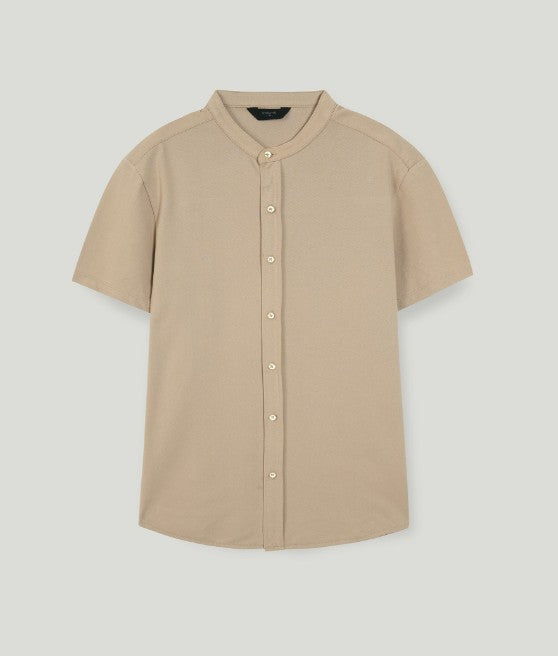 AMF CLOTHING ARTICLE #2489 Beige Men Button Down