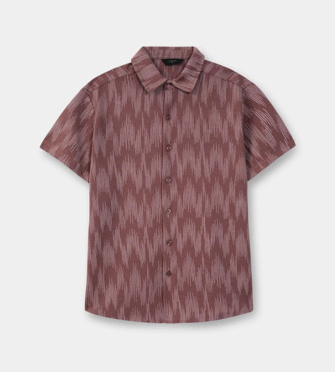 AMF CLOTHING ARTICLE #2491 Dull Brown Men Button Down