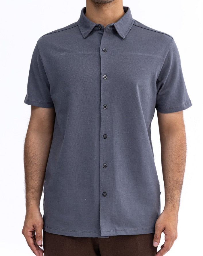 AMF CLOTHING ARTICLE #2505 Charcoal Men Button Down