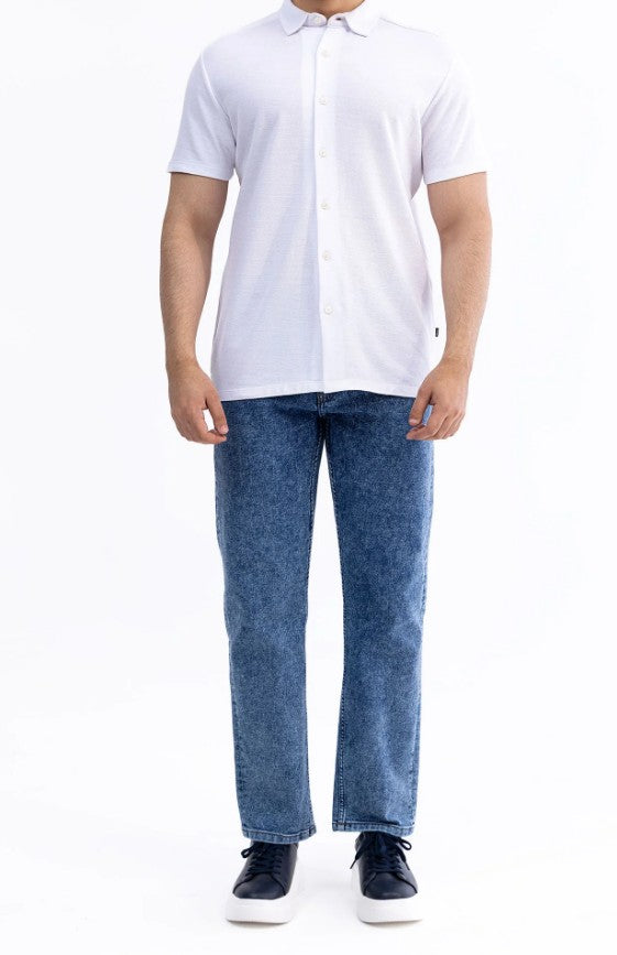 AMF CLOTHING ARTICLE #2509 White Men Button Down