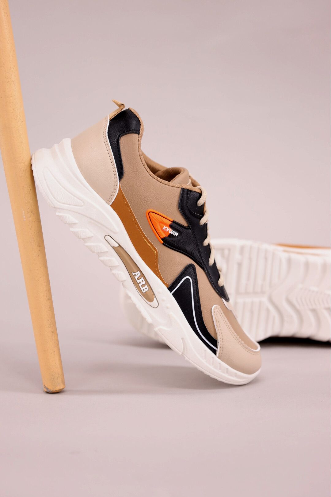 AMF CLOTHING ARTICLE #2340 Sports Brown-Beige Sneakers For Man