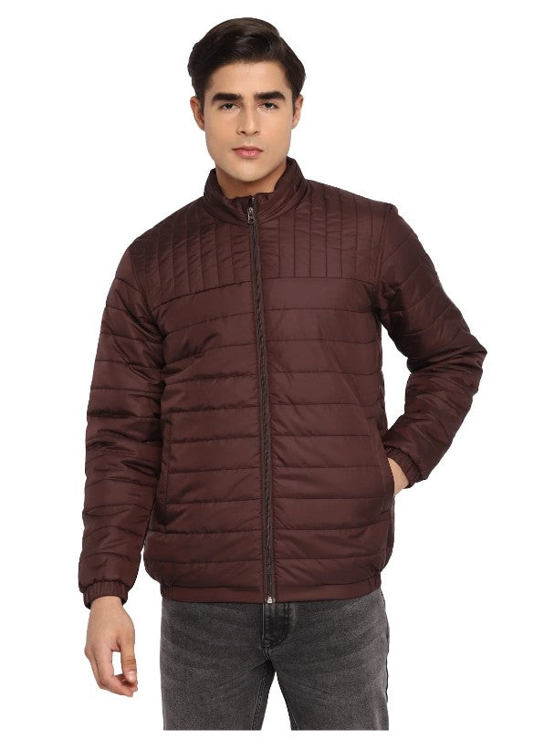 AMF CLOTHING ARTICLE #2321 Maroon Solid Jacket for Men