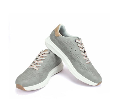 AMF CLOTHING ARTICLE #2337 Sports Mid Gray Sneakers For Man