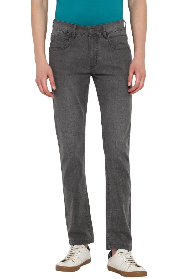 AMF CLOTHING ARTICLE #2356 Gray Solid Jeans for Men