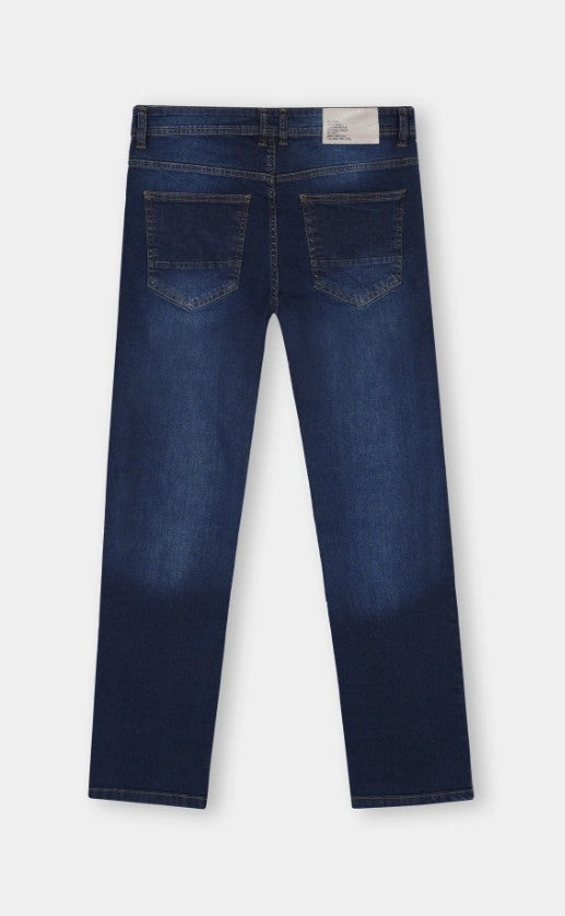 AMF CLOTHING ARTICLE #2378 Dark Blue Men Slim Fit Denim