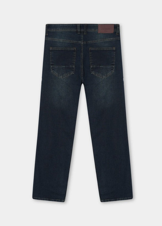 AMF CLOTHING ARTICLE #2380 Dark Blue Men Slim Fit Denim