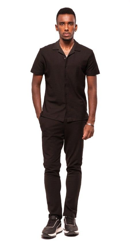 AMF CLOTHING ARTICLE #2388 Black Men Suit