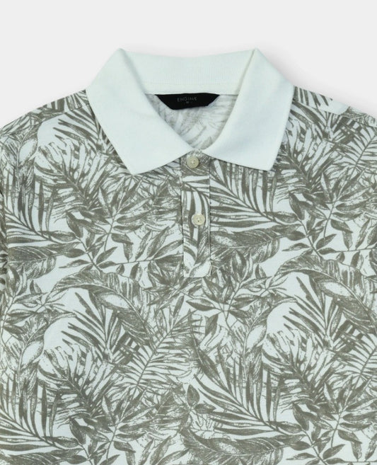 AMF CLOTHING ARTICLE #2427 White Men Polo Tee