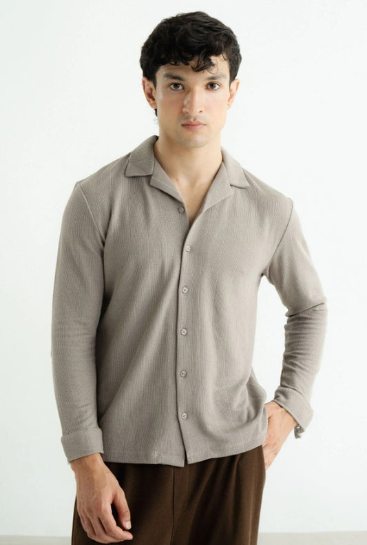 AMF CLOTHING ARTICLE #2469 Sand Men Button Down