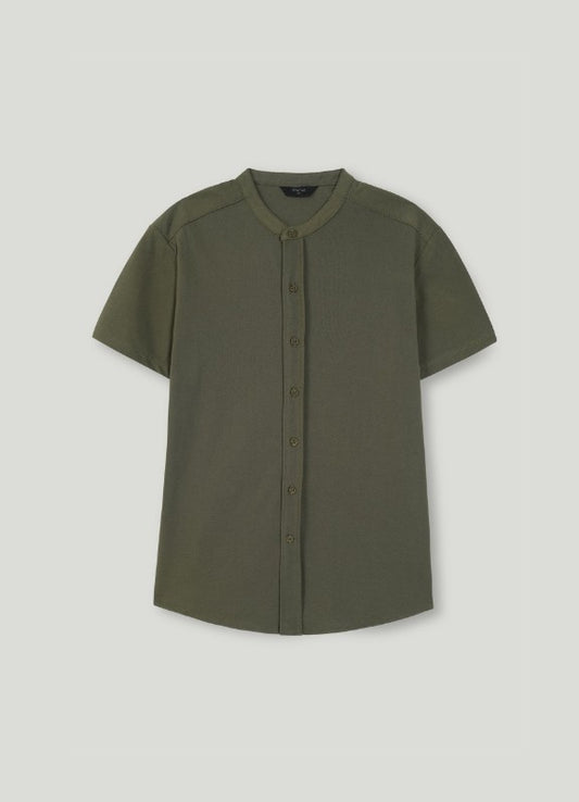 AMF CLOTHING ARTICLE #2487 Olive Men Button Down