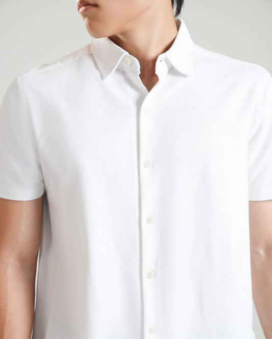 AMF CLOTHING ARTICLE #2490 White Men Button Down