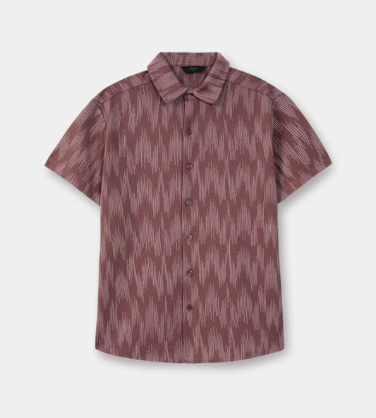 AMF CLOTHING ARTICLE #2491 Dull Brown Men Button Down