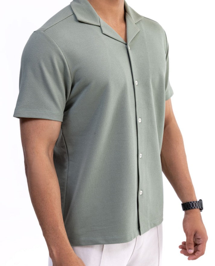AMF CLOTHING ARTICLE #2494 Dark Sage Men Button Down
