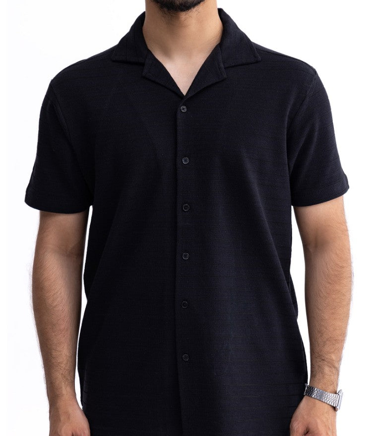 AMF CLOTHING ARTICLE #2500 Black Men Button Down