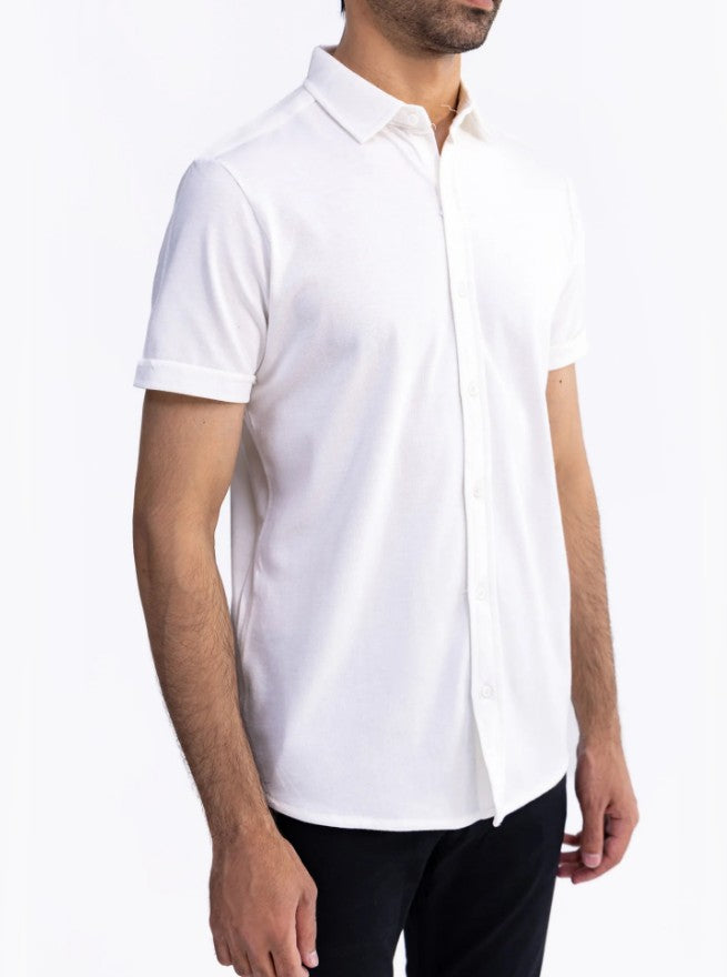 AMF CLOTHING ARTICLE #2513 White Men Button Down